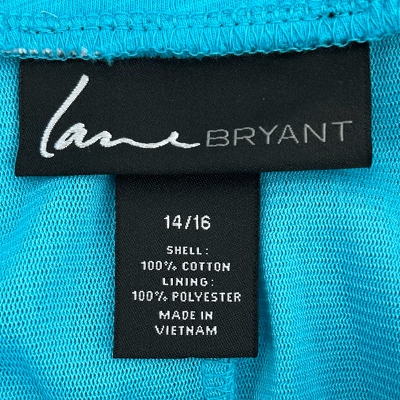 Lane Bryant Blue Knit Lace Maxi Skirt 14/16 - Picture 8 of 9